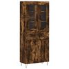 vidaXL augstais skapis, ozolkoka, 69,5x34x180 cm, inženierijas koks