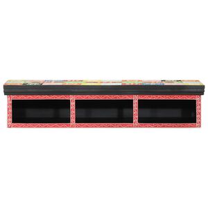 vidaXL Televizora skapī&scaron;a ar plauktu Daudzkrāsains 100 x 30 x 22 cm