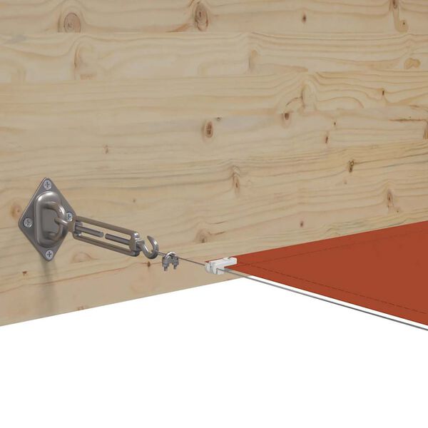 vidaXL vertikāla markīze, sarkanbrūna, 180x1000 cm, Oksfordas audums