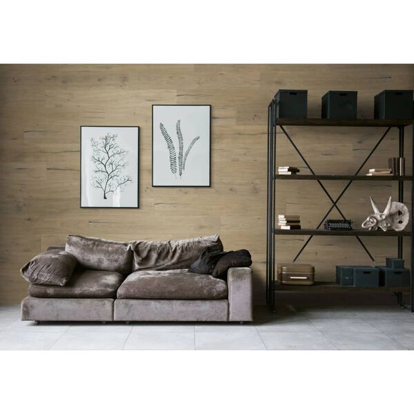 Grosfillex sienas flīzes Accent, 9 gab., 15,4x120 cm, Sherwood