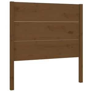 vidaXL galvgalis, medus brūns, 81x4x100 cm, priedes masīvkoks