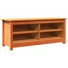 vidaXL Sols ar glabātuvi ar plauktu Vaks brūns 110 x 38 x 45,5 cm
