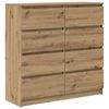 vidaXL bufete Artisan Oak 100x35x99 cm Engineered Wood