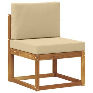 vidaXL Āra vidējā dīvāns Cietā akācijas koks