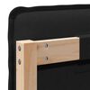 vidaXL Mīkstināts gultas galvgalis Dabīgs un melns 180 cm
