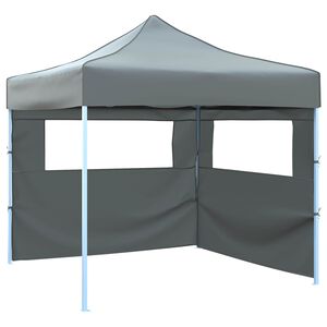 vidaXL Balles telts 291 x 291 x 315 cm Antracīta Oksforda audums
