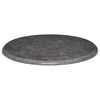 vidaXL galda virsma, &Oslash;60x2,5 cm, melns marmors