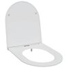 vidaXL Tualetes sēdeklis Balts 47 x 36 x 3,4 cm Duroplast