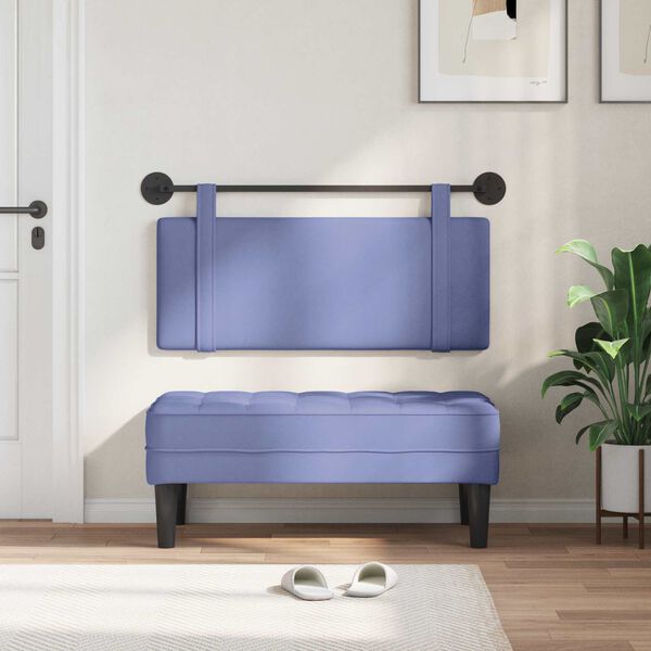 vidaXL Karājo&scaron;s galvgalis Džinsu zils 110 x 55 x 5 cm audums