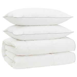 vidaXL 90% zosis dūnas gultas veļas komplekts FULDA 3 gab. 310 GSM