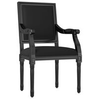 vidaXL atpūtas krēsls, melns, 54x59x99 cm, samts