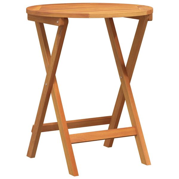 vidaXL Dārza galds Dabiska 60 x 60 x 72 cm Cietā akācijas koks