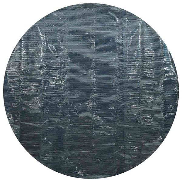 vidaXL baseina pārklājs, solārs, peldo&scaron;s, 210 cm, melns un zils PE