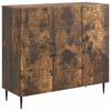 vidaXL Puse Kūpināts ozols 89 x 34,5 x 80 cm Inženierijas koks