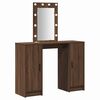 vidaXL Dressing galds Brūna 102 x 33 x 135 cm Inženierijas koks