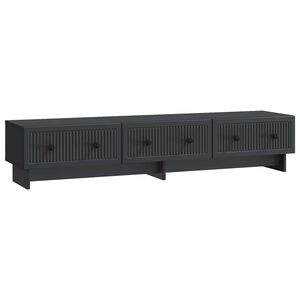 vidaXL Televizora skapī&scaron;a 147 x 34,5 x 30 cm Melns Inženierijas koks