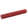 vidaXL stiepļu žogs, tērauds ar PVC pārklājumu, 10x1 m, sarkans
