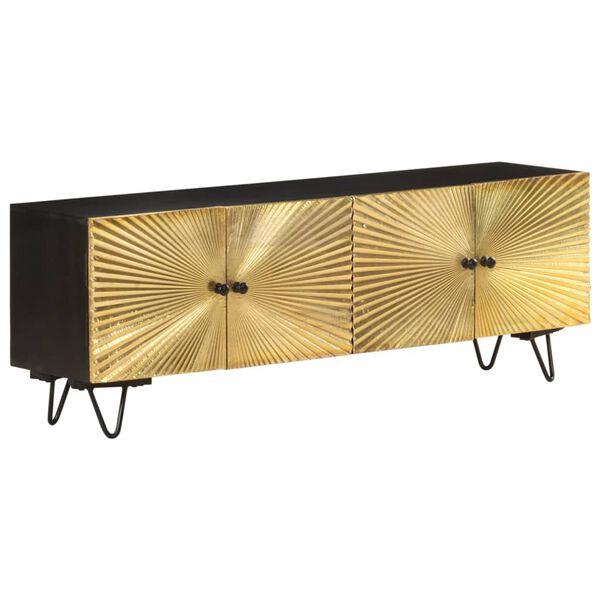 vidaXL TV skapītis, 130x30x45 cm, mango masīvkoks