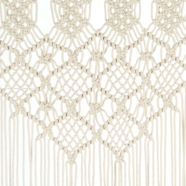 vidaXL aizkars mezglošanas tehnikā, 140x240 cm, kokvilna