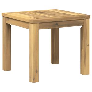 vidaXL Kafijas galdiņ&scaron; Balts 40 x 40,5 x 36 cm Cietā akācijas koks