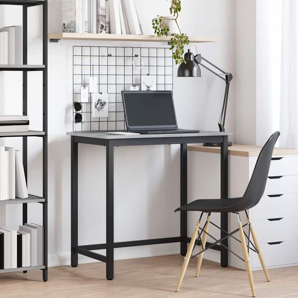 vidaXL galds Pelēks Sonoma 100 x 50 x 76,5 cm