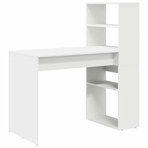 vidaXL Galds Balts Inženierijas koks 113 x 54 x 120 cm