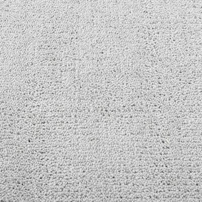 vidaXL paklājs OVIEDO, īsa spalva, mīksts, pelēks, 60X110 cm