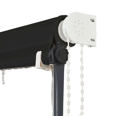 vidaXL izvelkama markīze ar LED, 350x150 cm, antracītpelēka