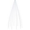 vidaXL Ziemassvētku eglītes lampiņas 180 LED Auksti balta 180 cm