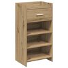 vidaXL Apavu skapis 48 x 36 x 92 cm Inženierijas koks Artisan Ozols