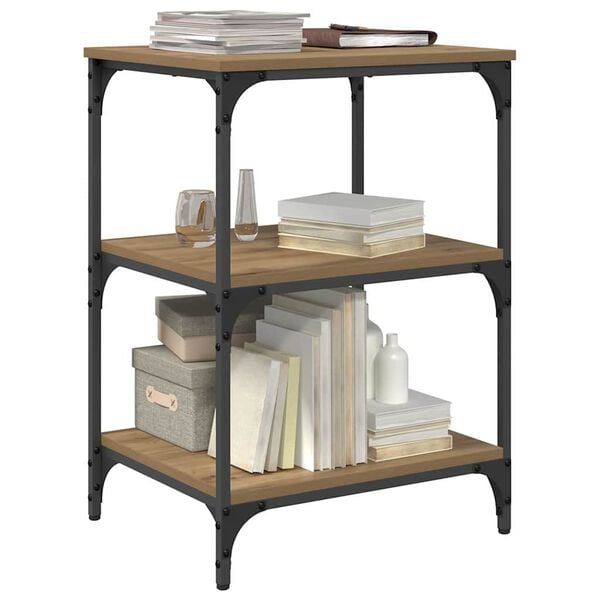 vidaXL Printera statīvs Artisānā ozols 50 x 41 x 75 cm