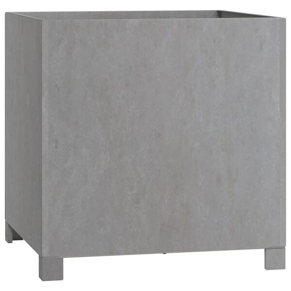 vidaXL puķu kastes ar kājām, 2 gb., rūsas, 50x50x50cm, kortena tērauds