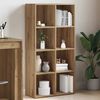 vidaXL grāmatu skapis Artisan Oak 66x30x130 cm Engineered Wood