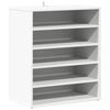 vidaXL apavu plaukts, balts, 60x35x70 cm, inženierijas koks