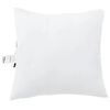 vidaXL Spilvens 81 x 80 x 20 cm Poliesters Balts
