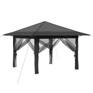 vidaXL Paviljons ar 4 sānu sienām 3,3 x 3,3 m
