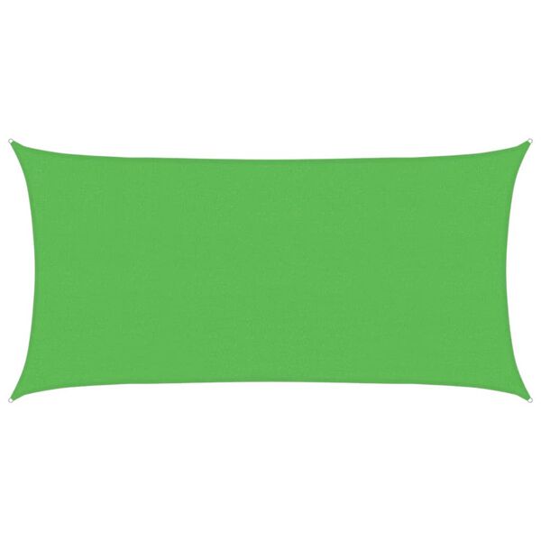 vidaXL saulessargs, 160 g/m&sup2;, taisnstūra, gai&scaron;i zaļ&scaron;, 2,5x5 m, HDPE
