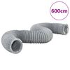 vidaXL izplūdes gaisa vads, PVC, 6 m, &Oslash;15 cm
