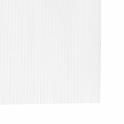vidaXL istabas aizslietnis, balts, 165x400 cm, bambuss