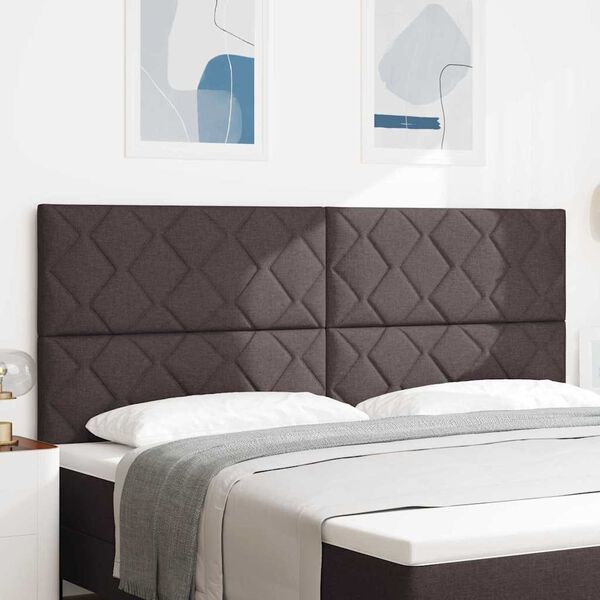 vidaXL Galvgalis Gai&scaron;i pelēks 200 cm audums