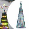 vidaXL LED Ziemassvētku eglīte 475 LED Krāsains 247 cm