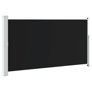vidaXL izvelkama terases sānu markīze, 160x300 cm, melna