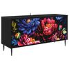 vidaXL Televizora skapī&scaron;a KIEL 102 x 33 x 51 cm Melns ozols