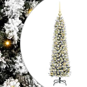 vidaXL Mākslīgā Ziemassvētku eglīte Balts 120 cm