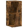 vidaXL Sānu plaukts 33 x 32 x 70,5 cm Inženierijas koks Dūmaka ozols