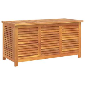 vidaXL dārza uzglabā&scaron;anas kaste, 113x50x56 cm, akācijas masīvkoks