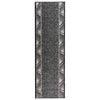 vidaXL Skrējēju paklājs FLORNES Austs Pelēka Zigzag 67 x 150 cm PP