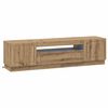 vidaXL LED TV skapītis Artisan Ozols Inženierijas koks