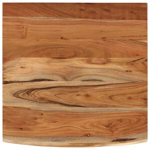 vidaXL galda virsma, 80x80x2,5 cm, akācijas masīvkoks, kvadrāta forma