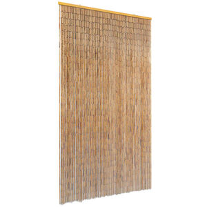 vidaXL kukaiņu aizkars durvīm, 100x200 cm, bambuss